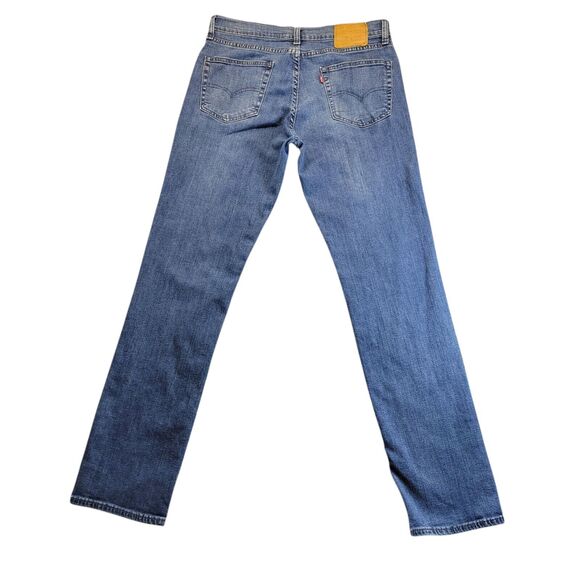Levis Vintage‎ 511 Slim Fit BIG E Premium Stretch Blue Jeans Men’s 34X34 fits 32 - Picture 6 of 16